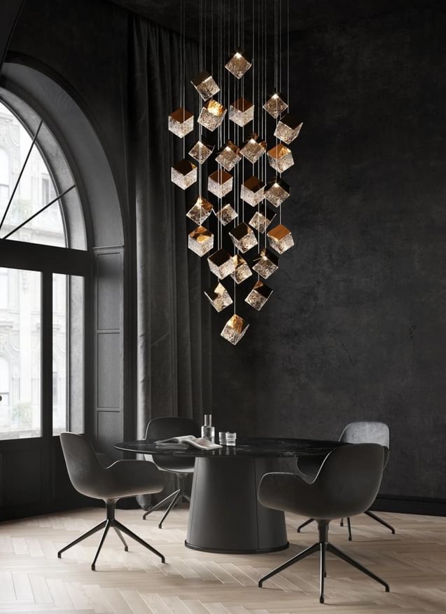 Bomma Pyrite Chandelier Haute Living