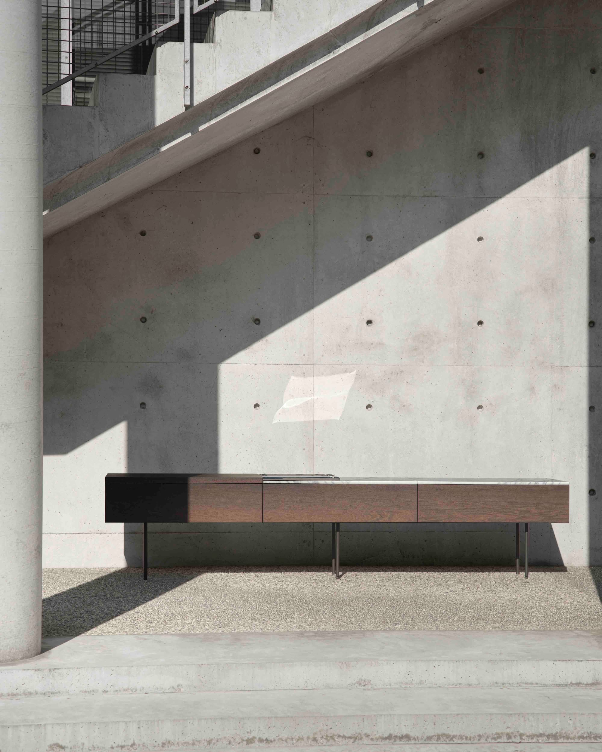 Acerbis moodboard console haute living 1
