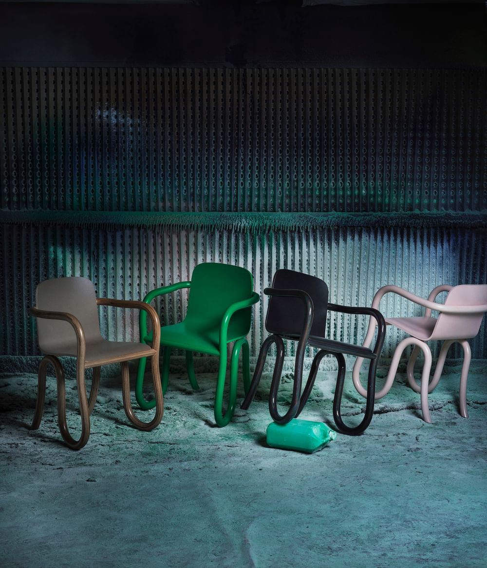 Made by choice kohlo chairs at haute living chicago