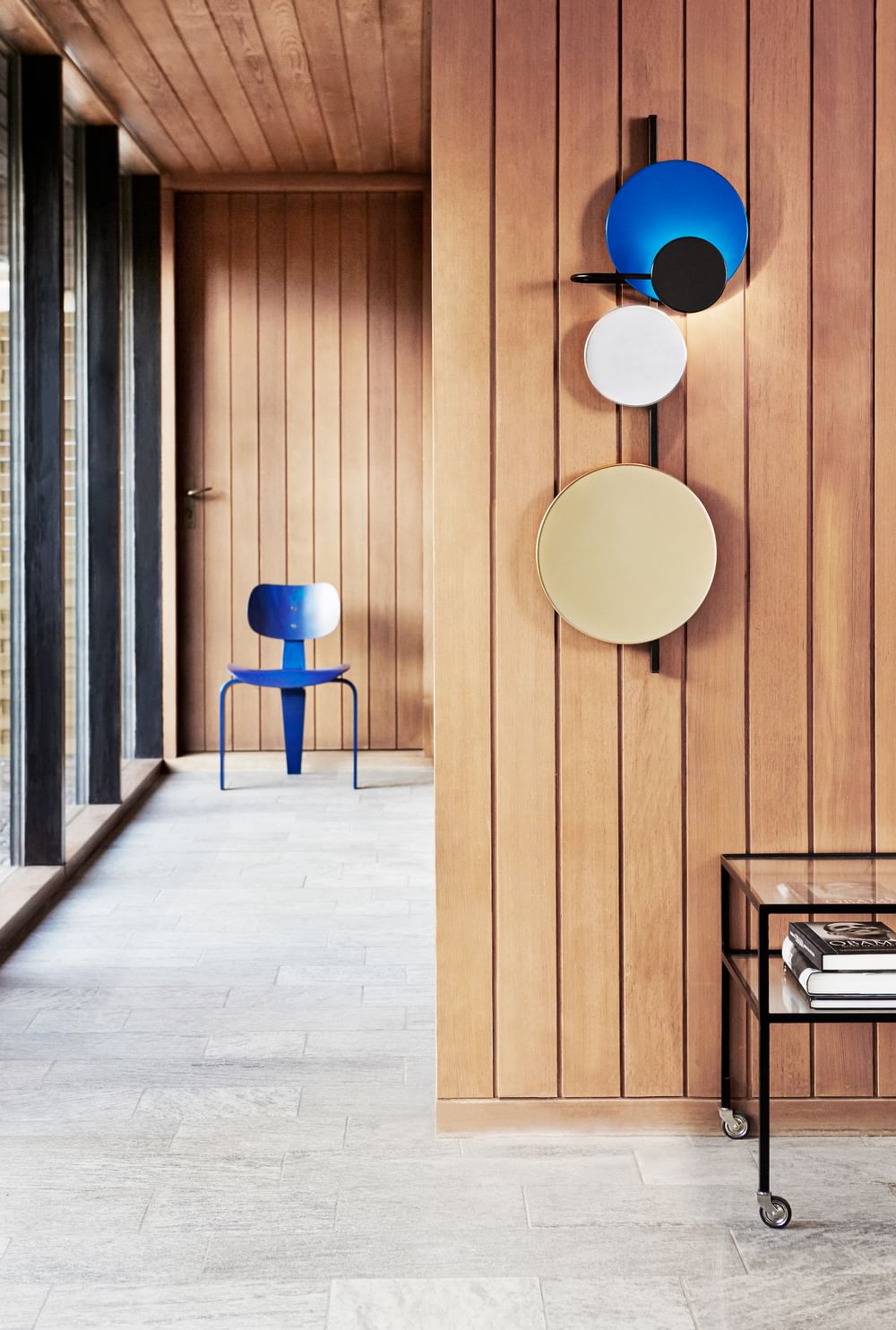 Pwtbs planet wall lamp blue insitu haute living