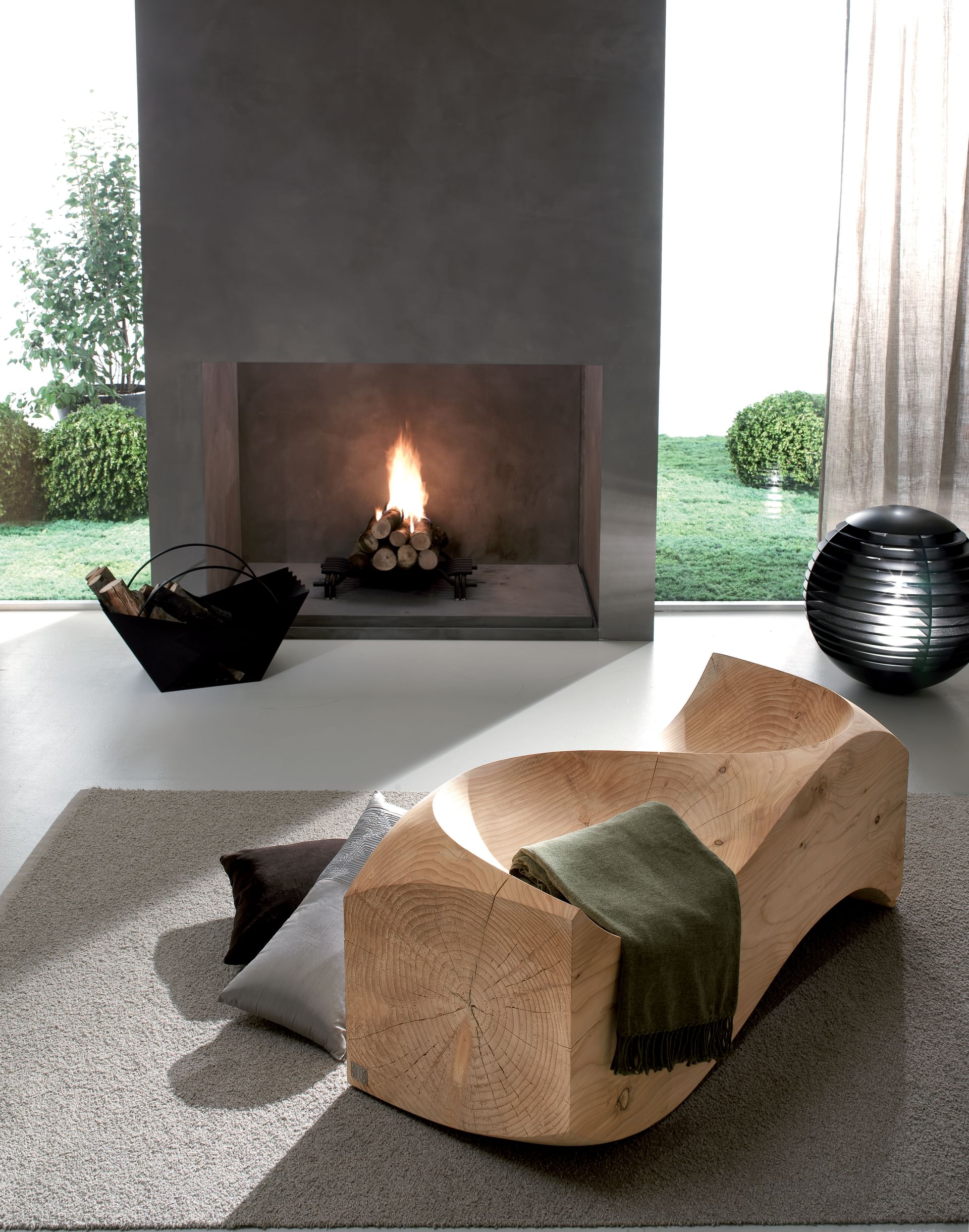 Riva 1920 love seat insitu haute living