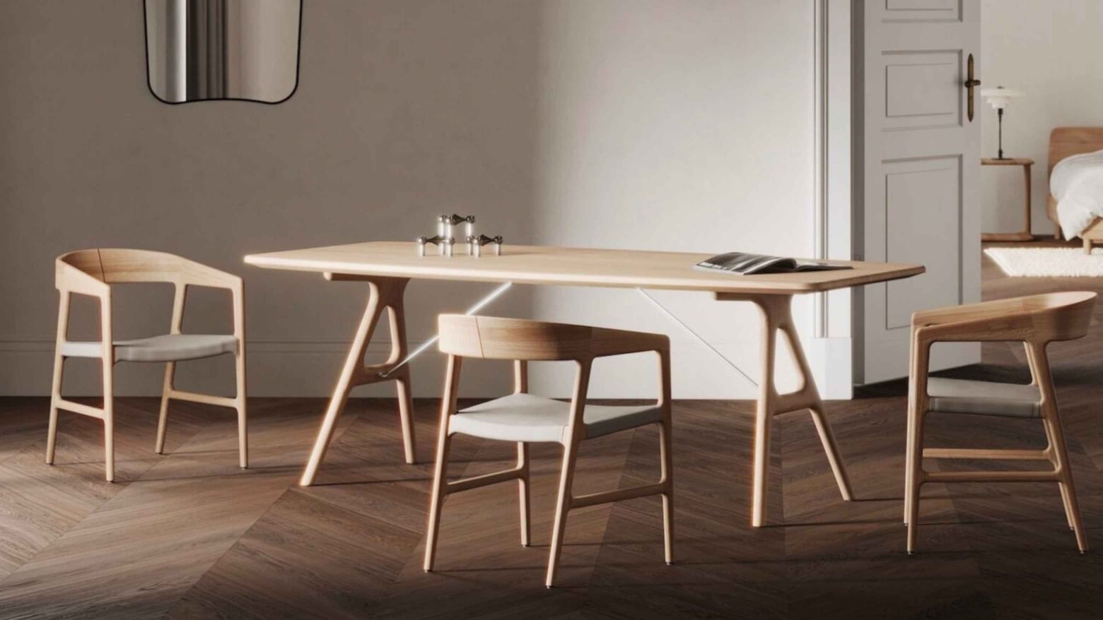 Artisan Tesa Dining Chair Light Wood