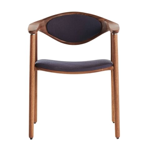 Artisan Naru chair walnut A03 in fabric thumbnail